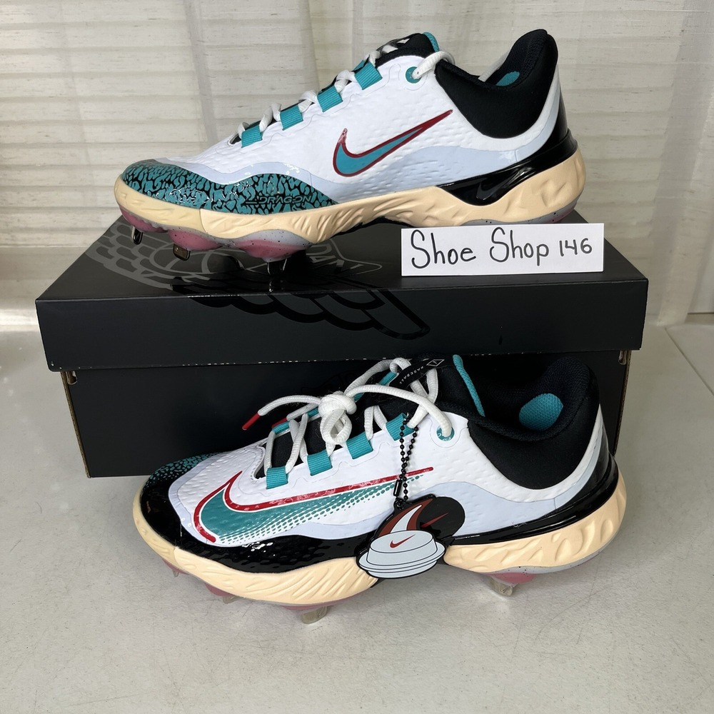 Nike Alpha Huarache Elite 4 Low Metal Baseball Cleats Paul Goldschmidt Size 7